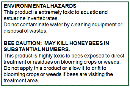 Environmental hazards statements