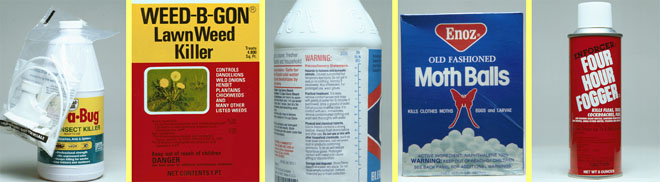 Types of home use pesticides