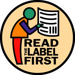 Read the label graphic